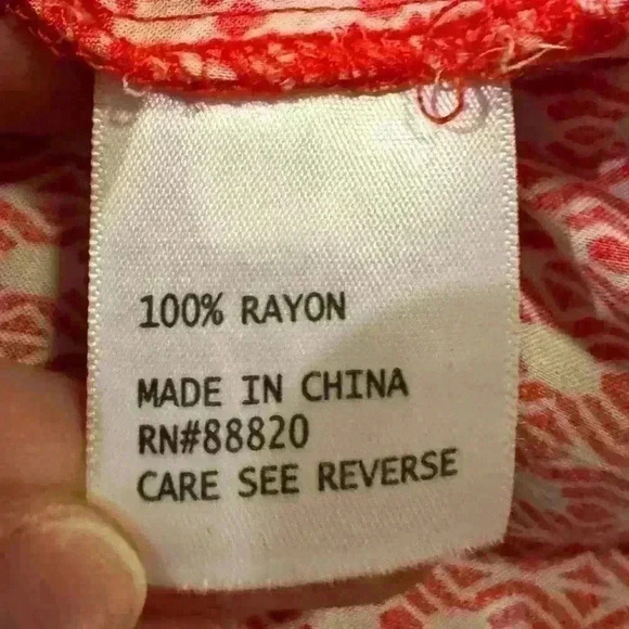 Women’s Red Ava Christina Blouse - Picture 5 of 8